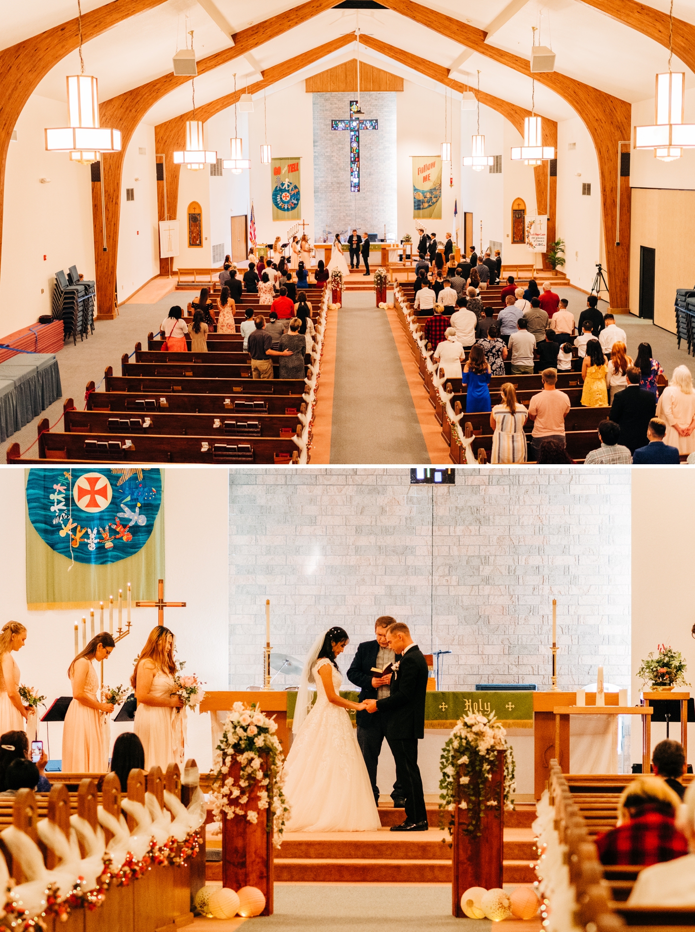  Wedding ceremony at Mount Calvary Lutheran Church