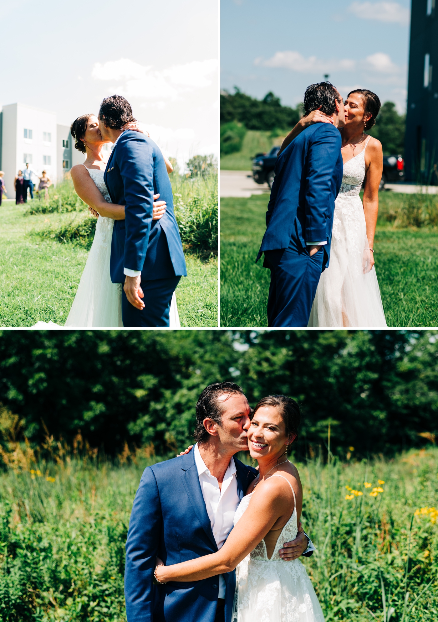 Summer wedding in Southern Illinois at The White Silo Barn