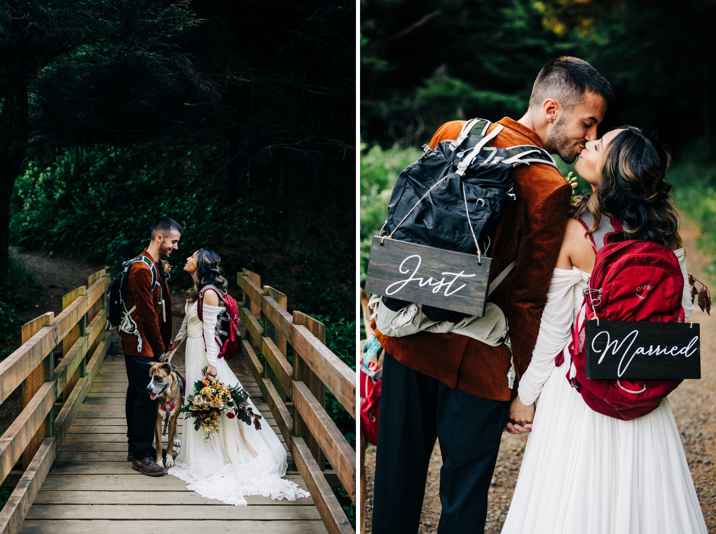 An intimate elopement in Ecola State Park