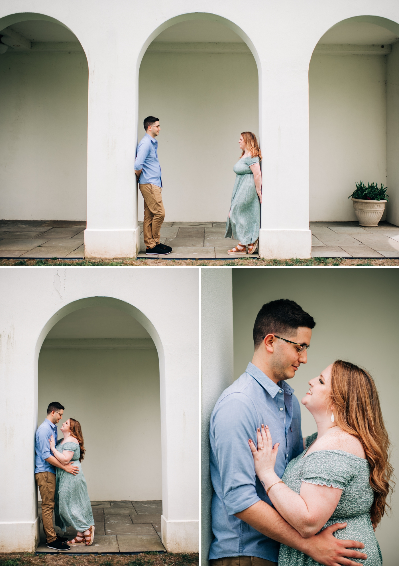 Engagement session at Newfields