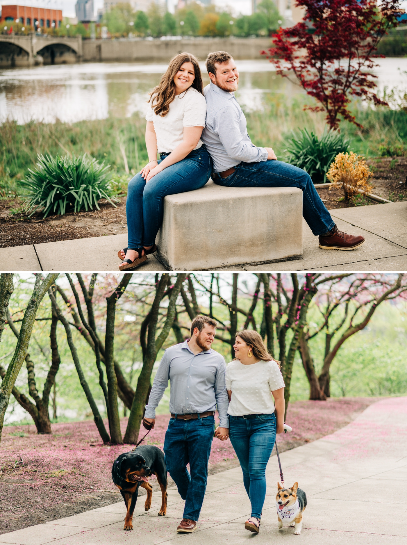 Engagement session at White River State Park