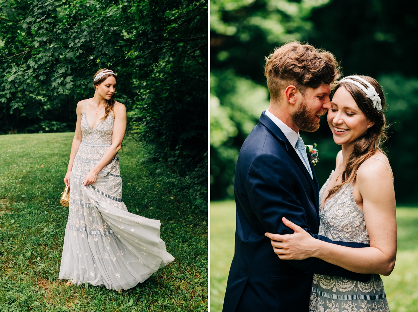 Wedding day portraits at Brown County State Park