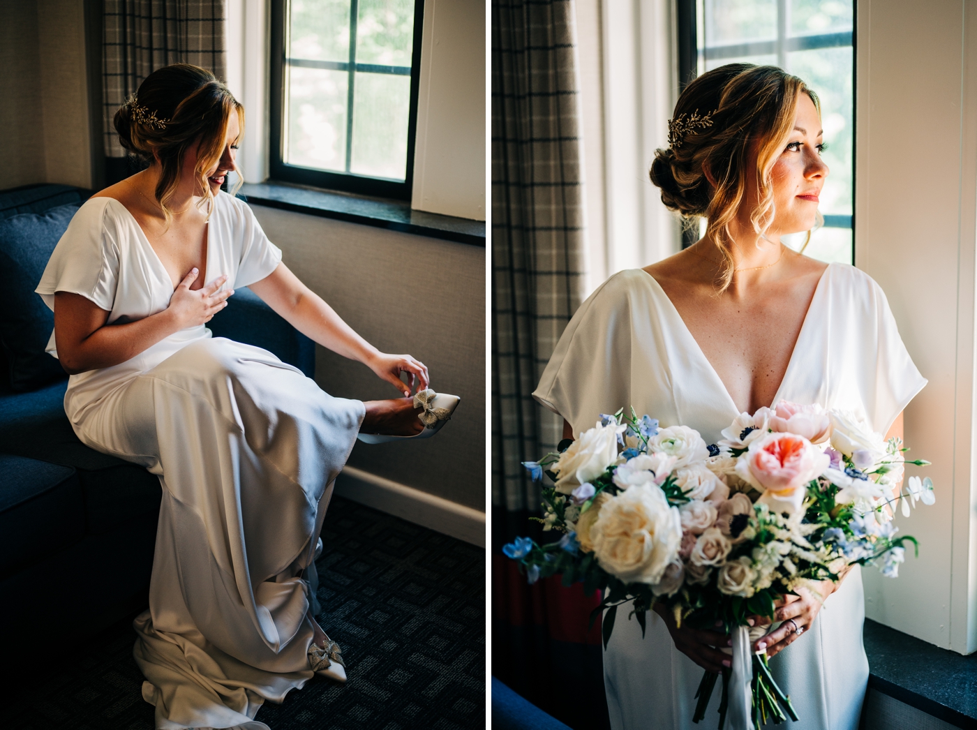 Bridal portraits by Mika LH Photography for Indiana wedding