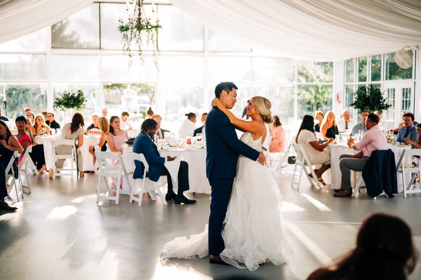 First dance at the Garden Pavilion