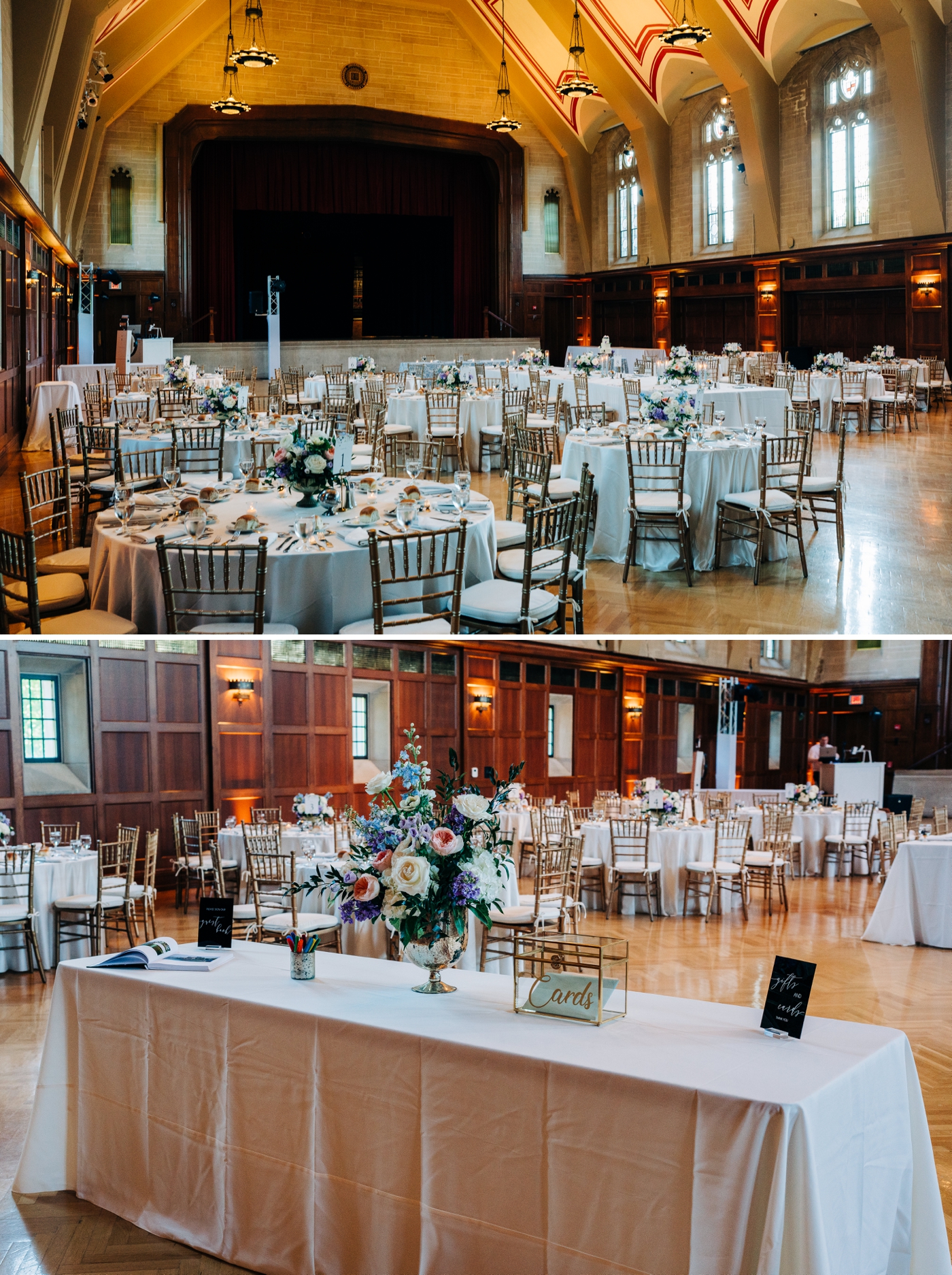 Best Bloomington wedding venues: IU Rose Well House and Alumni Hall