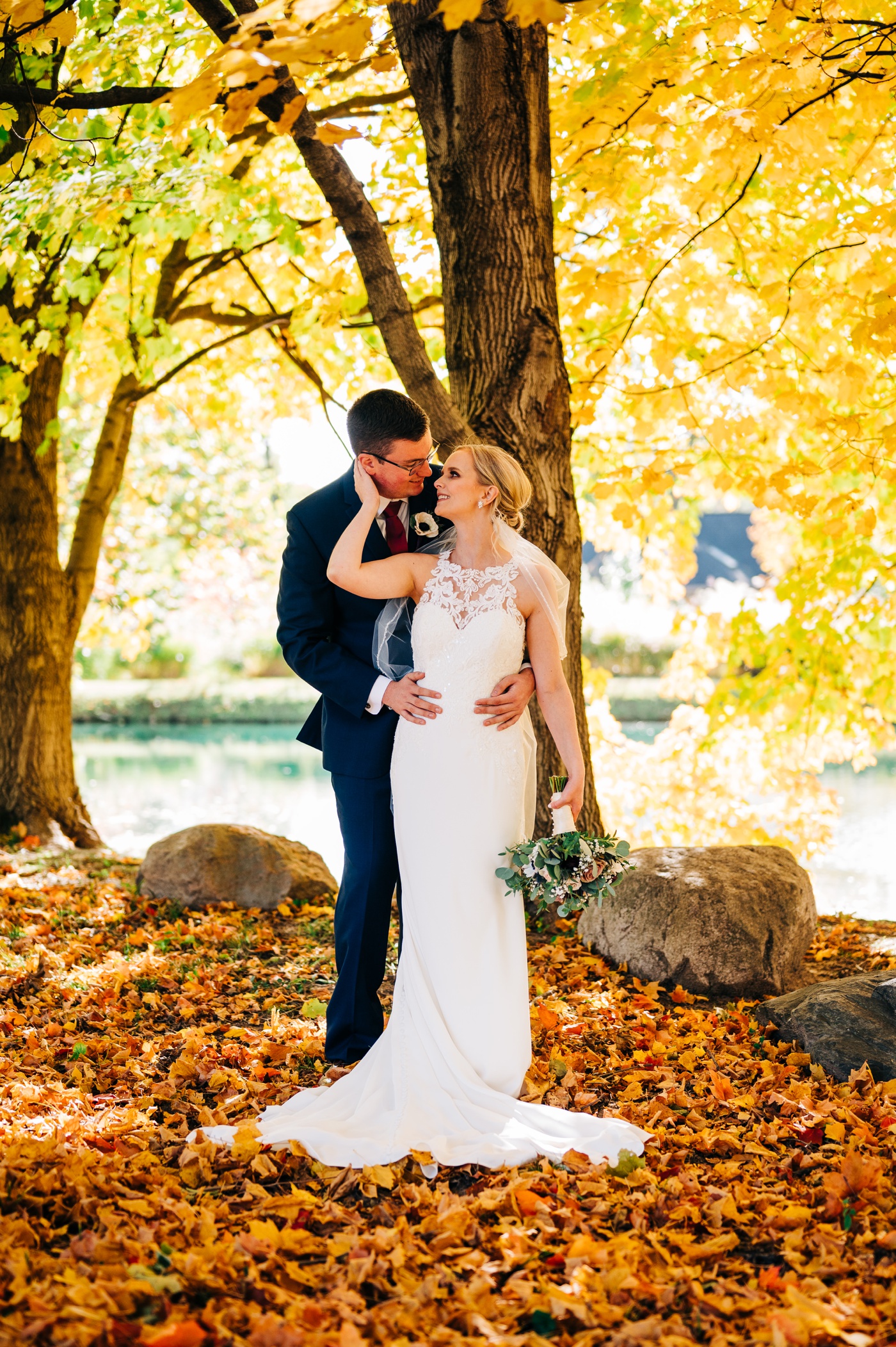 Fall wedding photography