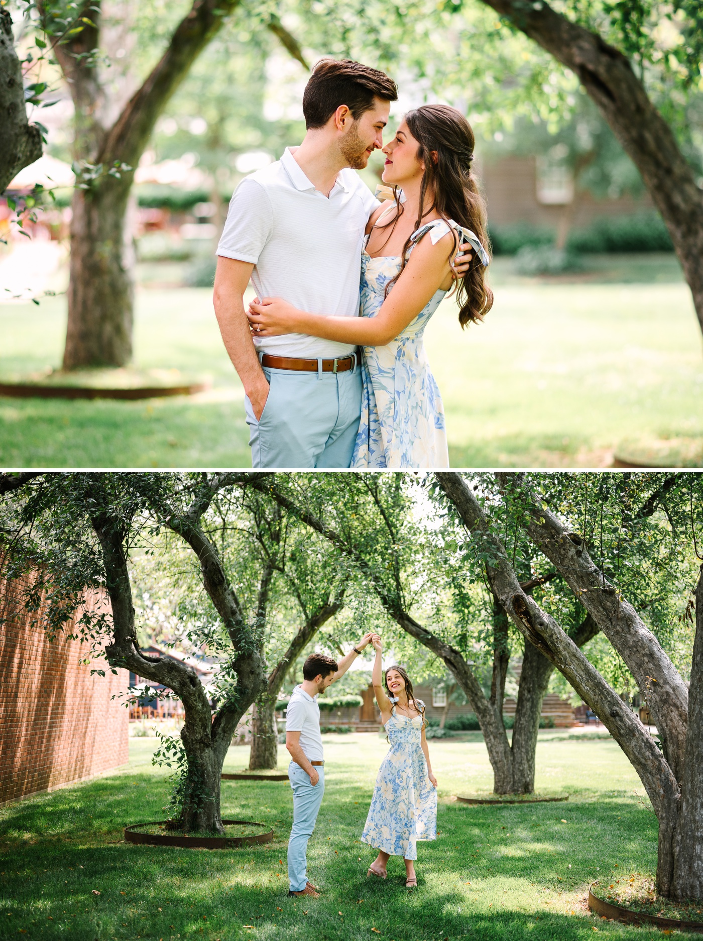 Engagement session in New Harmony, Indiana