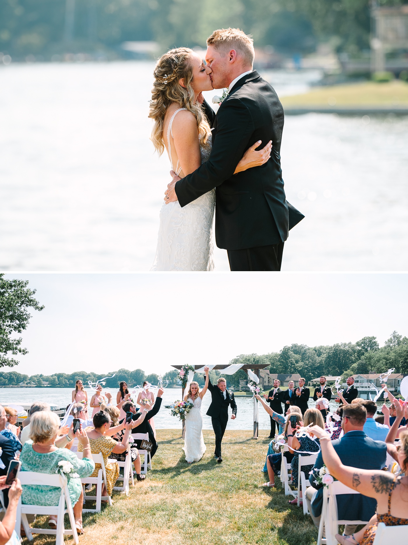 Outdoor wedding ceremony at Harbour Trees Golf and Beach Club