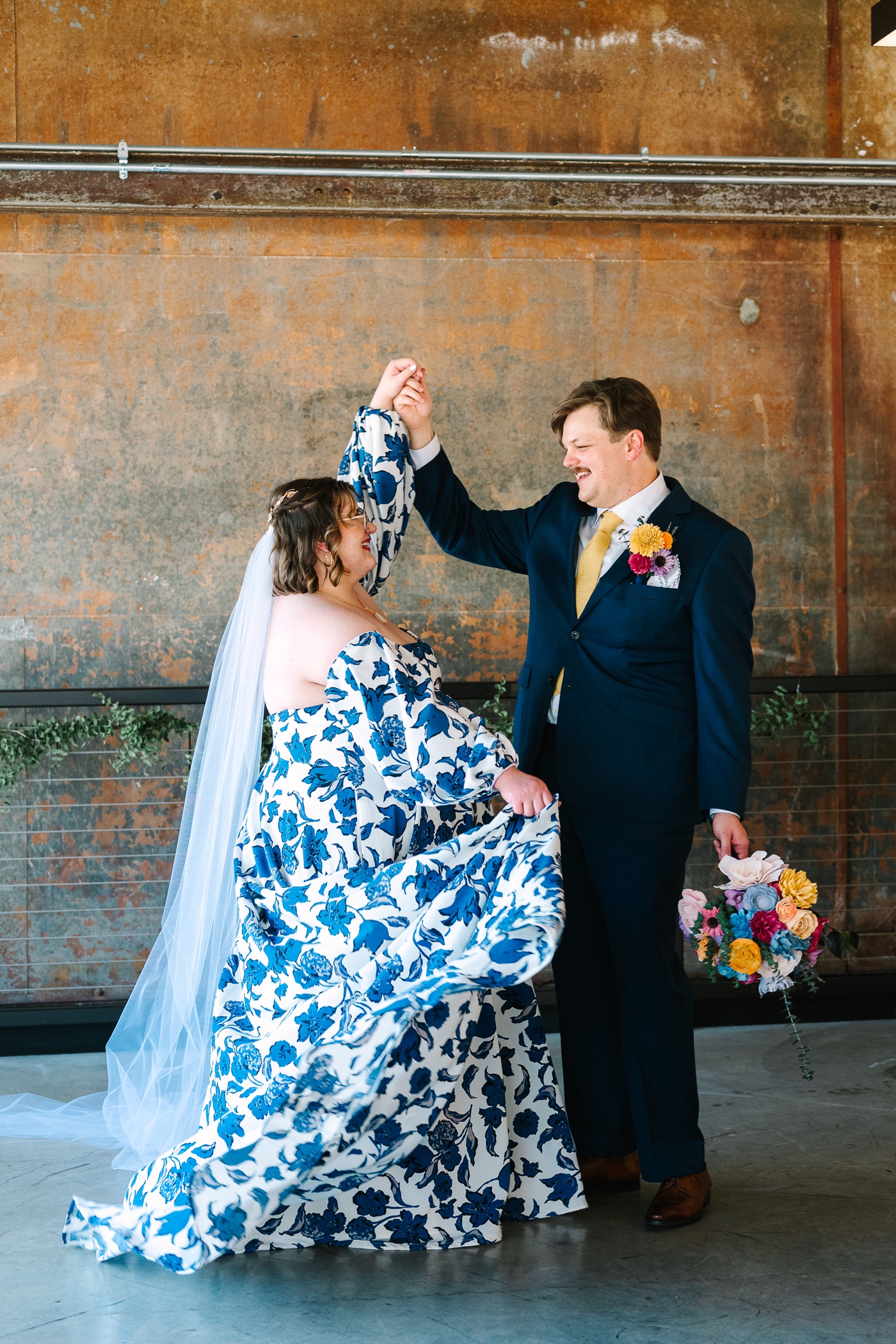 Bridal portraits at the Woolery Mill