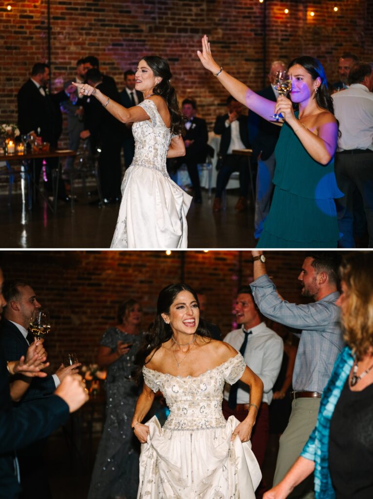 bride on the dance floor at Vision Lofts Events