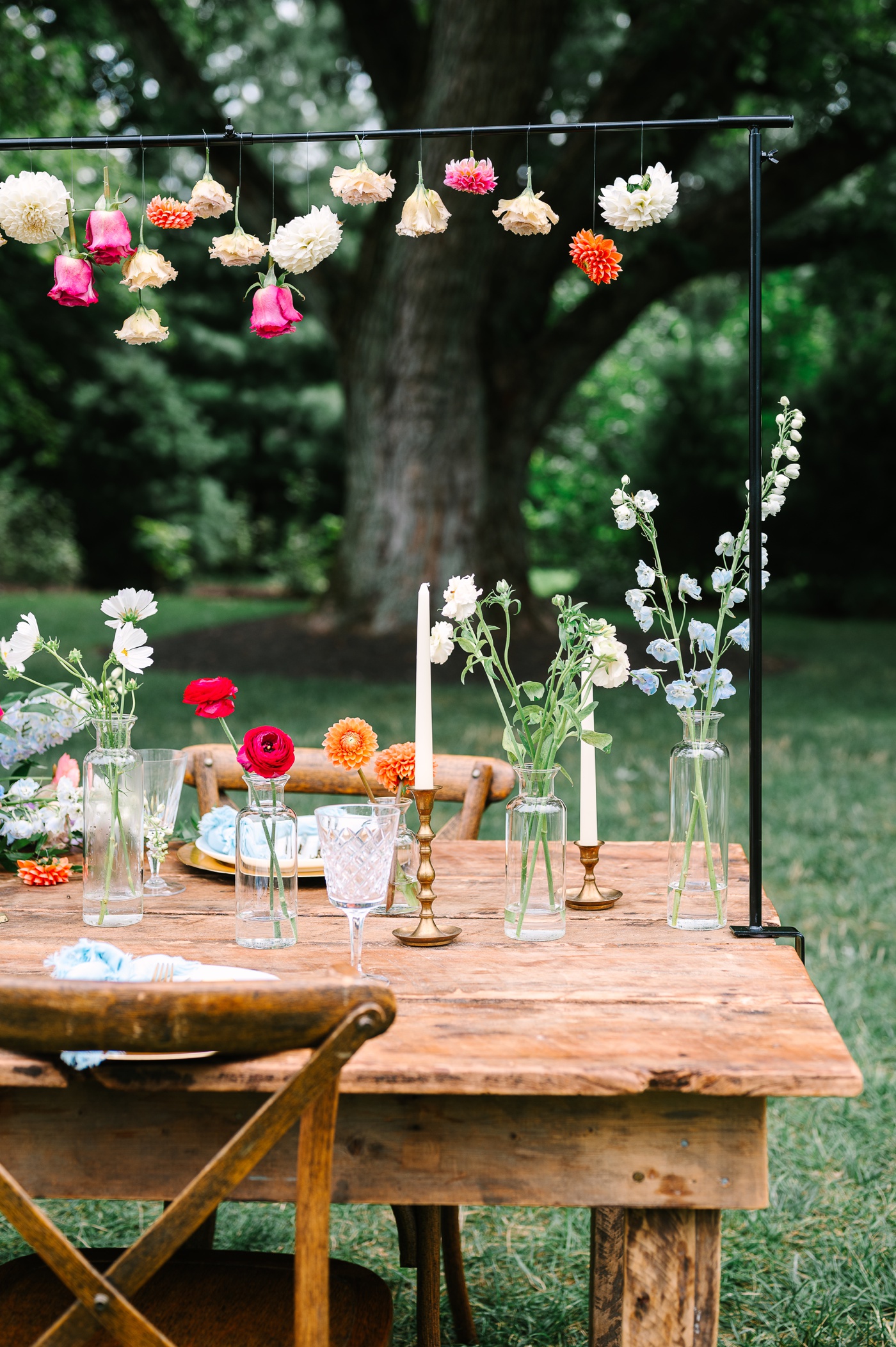 Garden party wedding inspiration at Mustard Seed Gardens