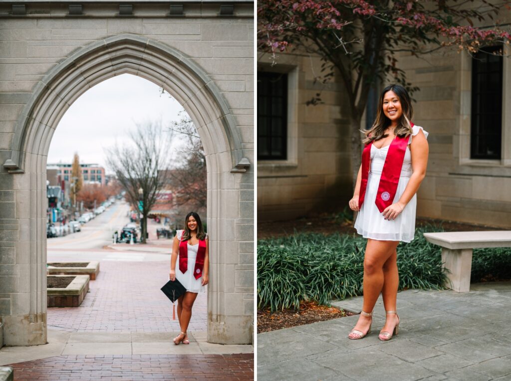 graduation photos at Indiana University Bloomington