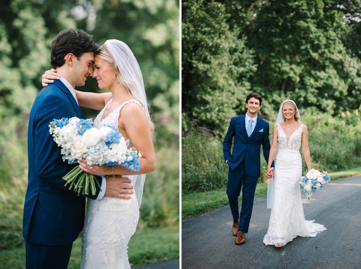Bridal portraits at The Wilds