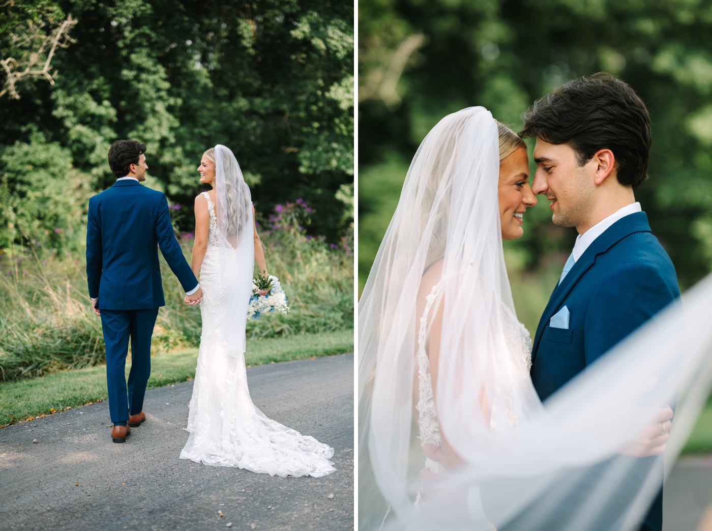 Bridal portraits at The Wilds