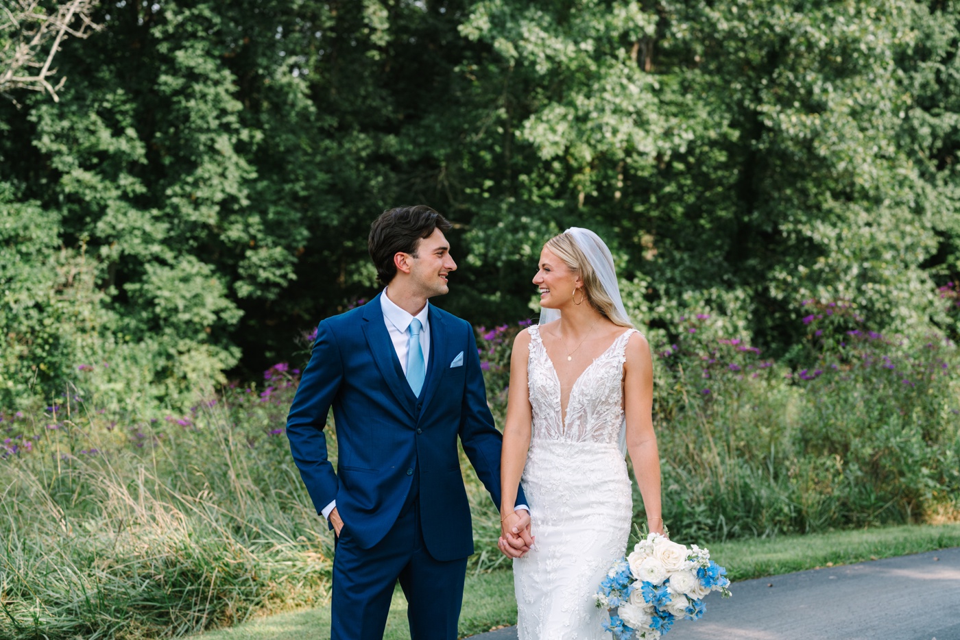 Bridal portraits at The Wilds