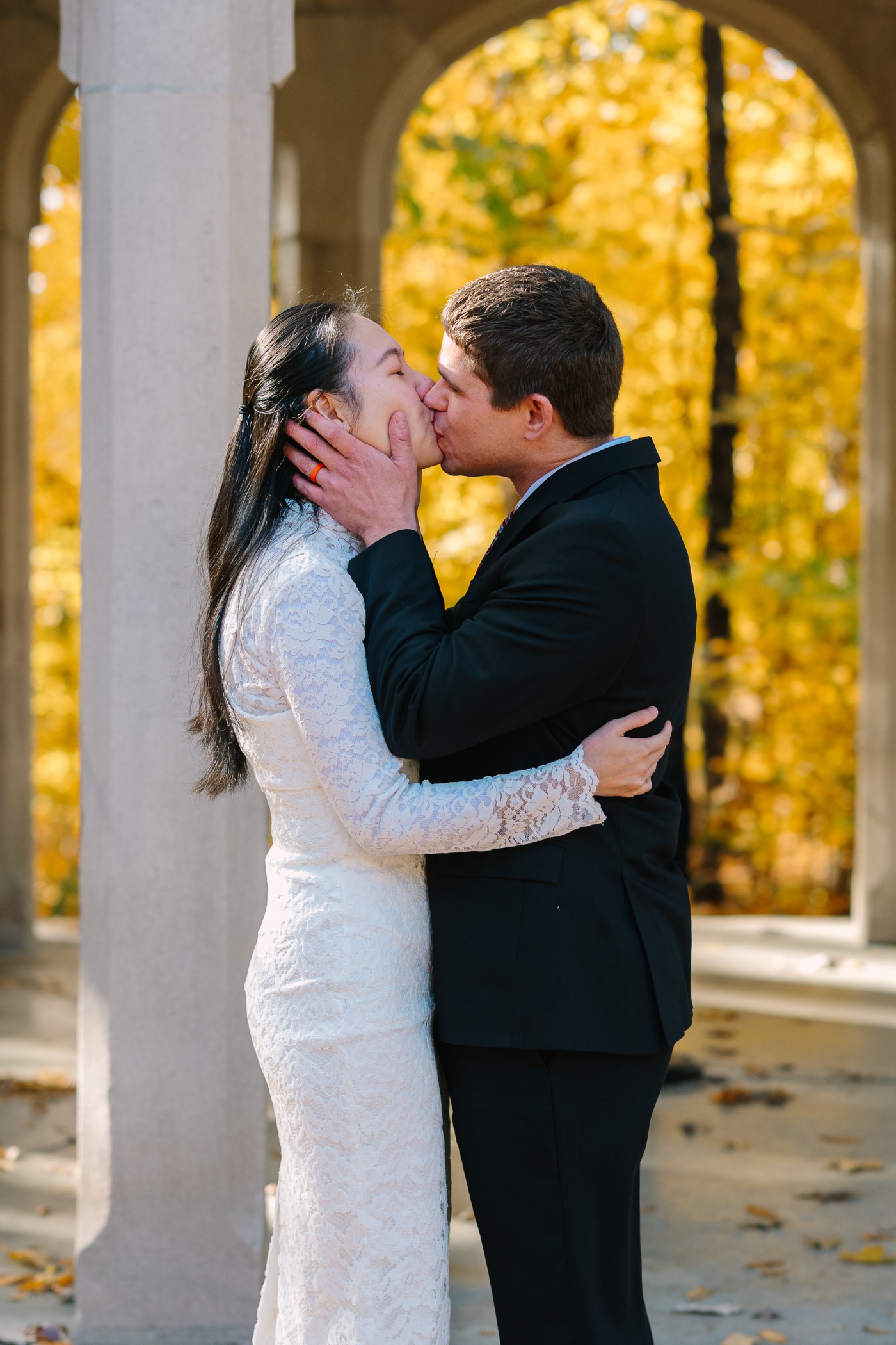 Indiana University elopement at the Rose Well House