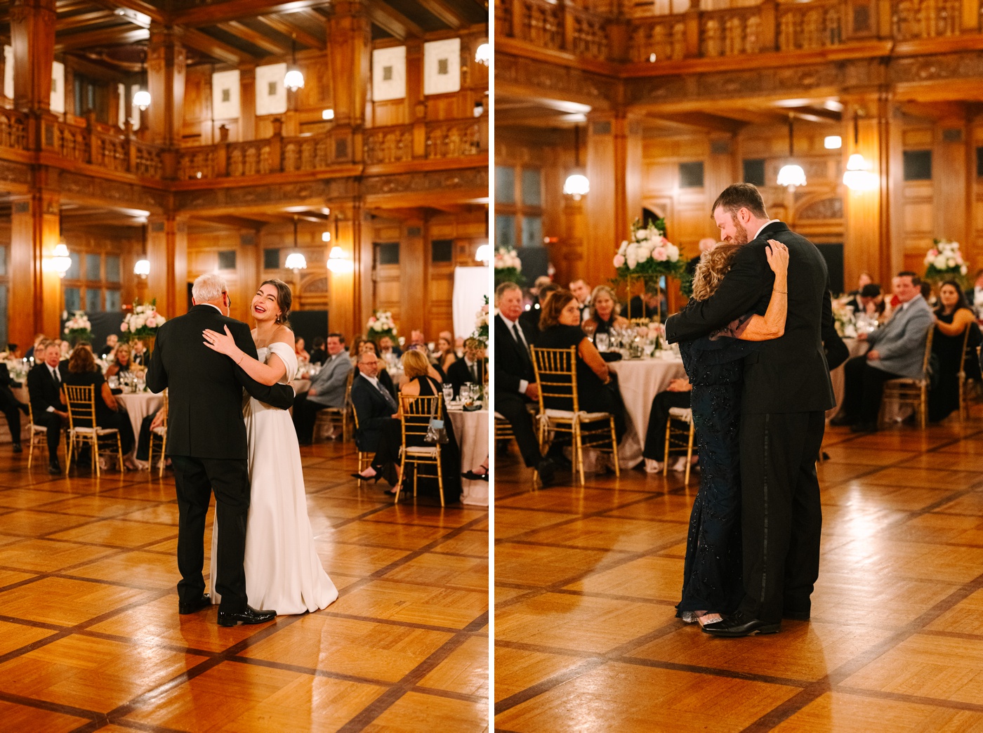 Wedding reception at the Indianapolis Scottish Rite Cathedral