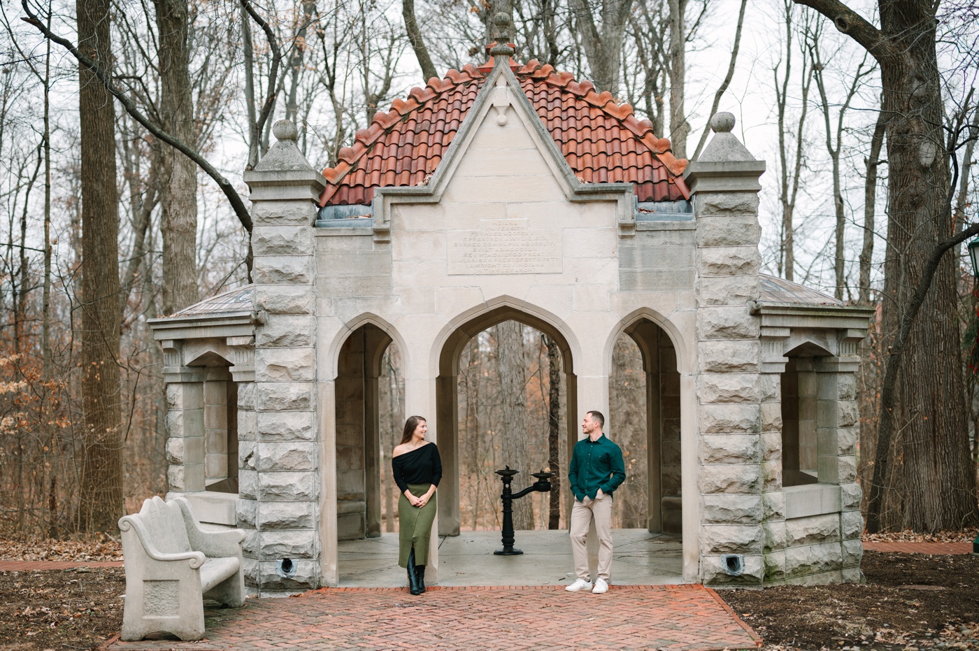 Indiana University Bloomington engagement session