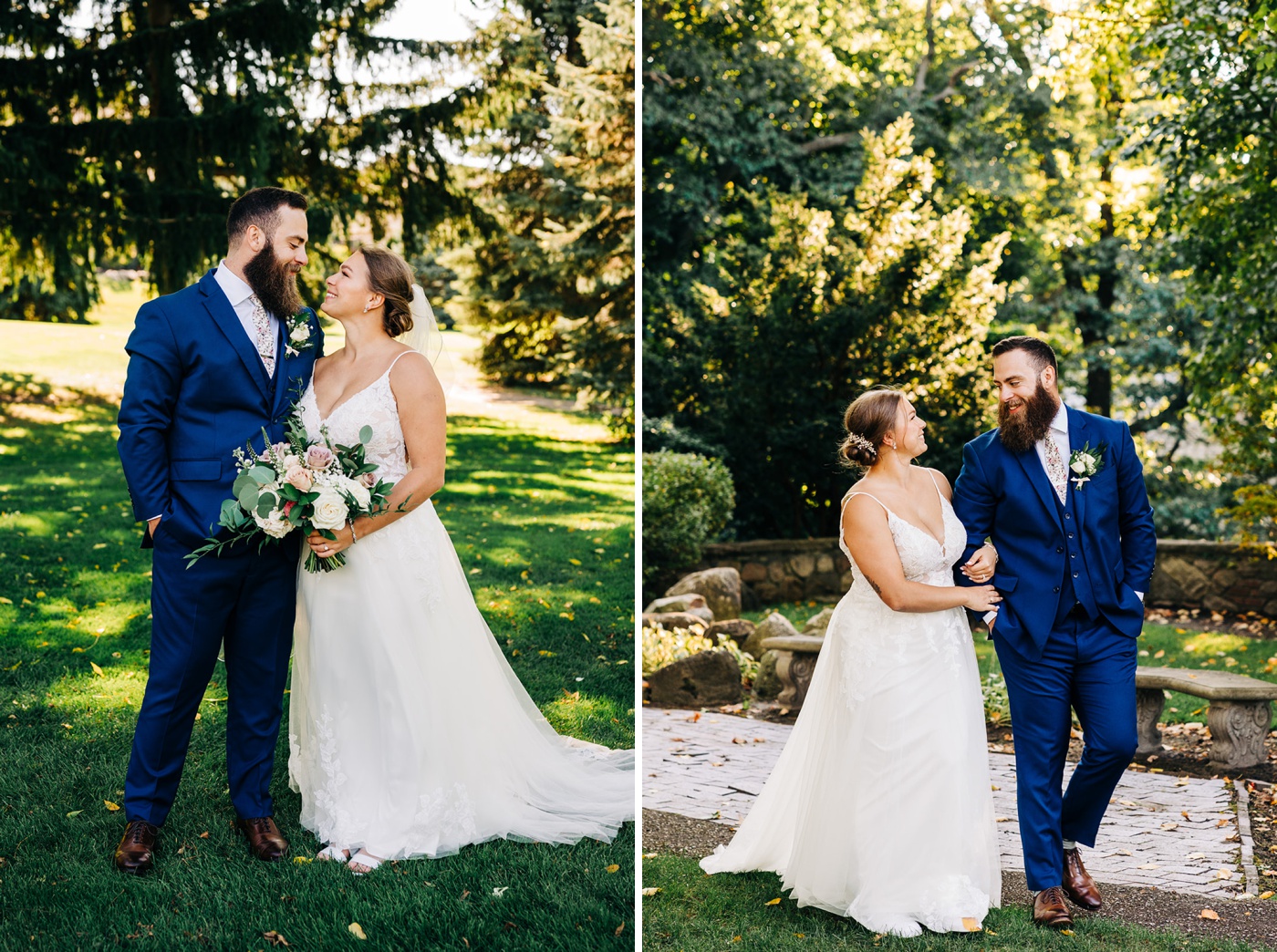 Bridal portraits at Pine Knob Golf Club