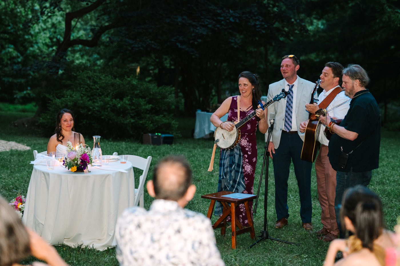 Bloomington, Indiana spring wedding at a private residence