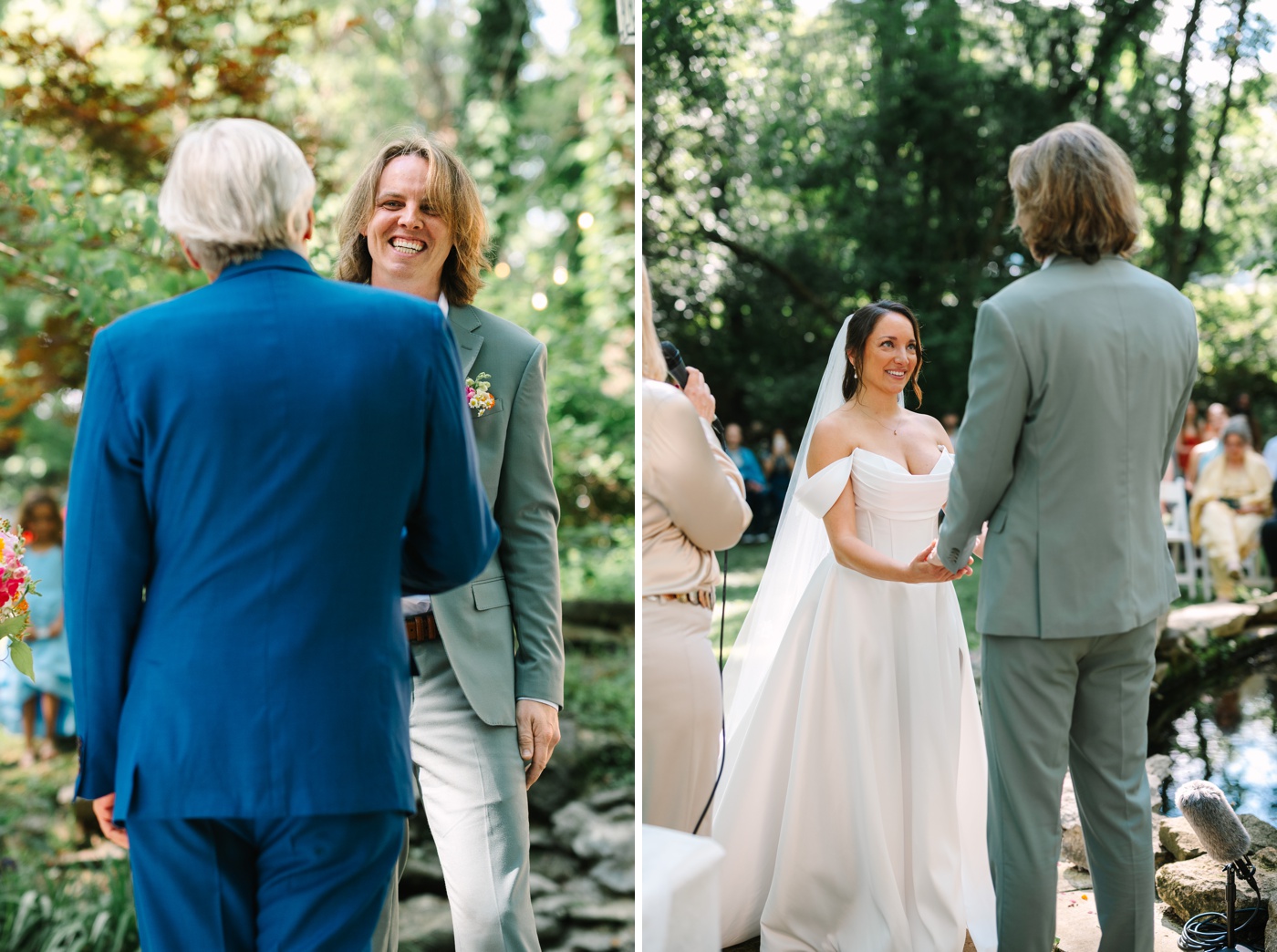Backyard wedding in Bloomington, IN