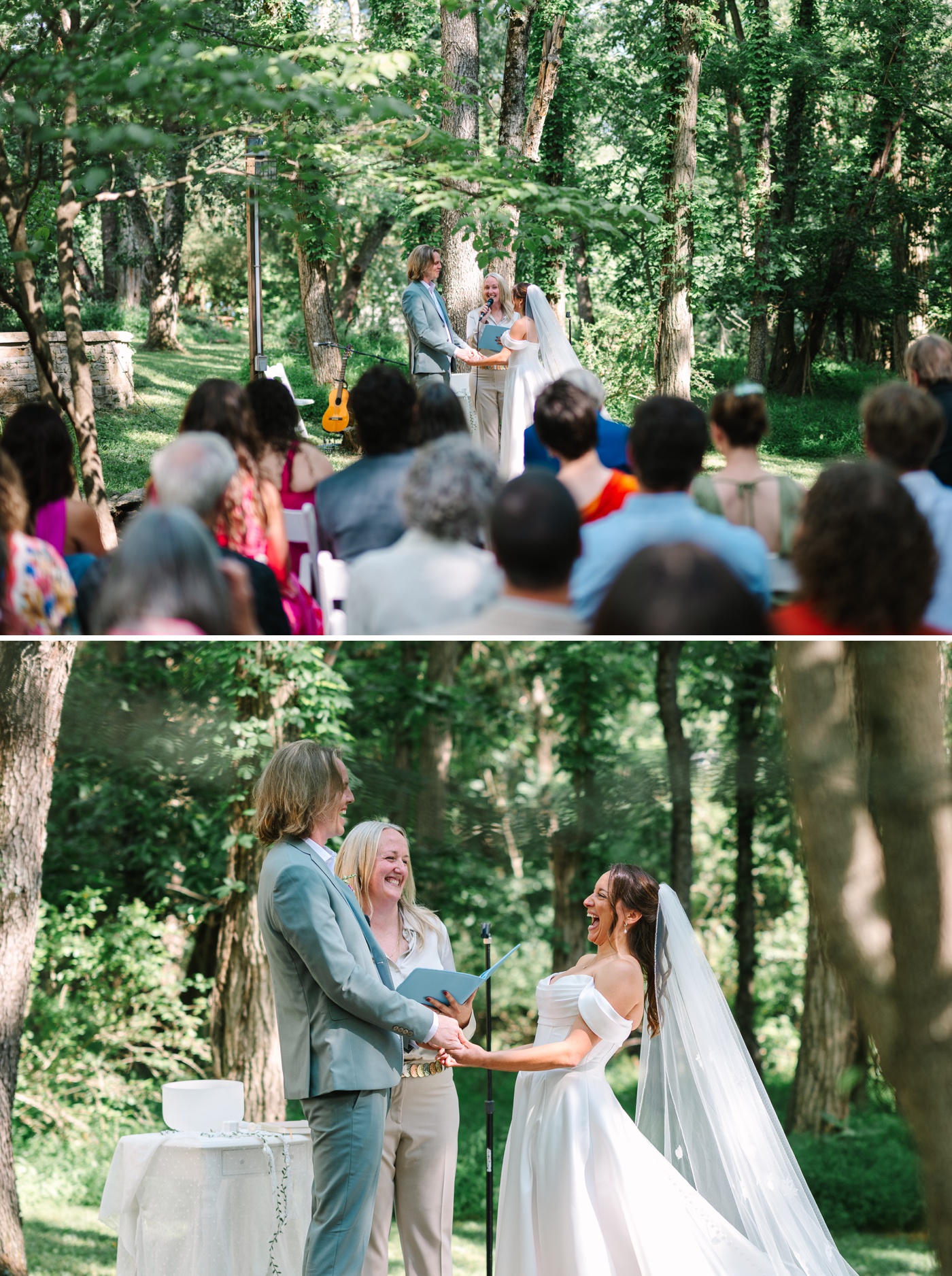Backyard wedding in Bloomington, IN