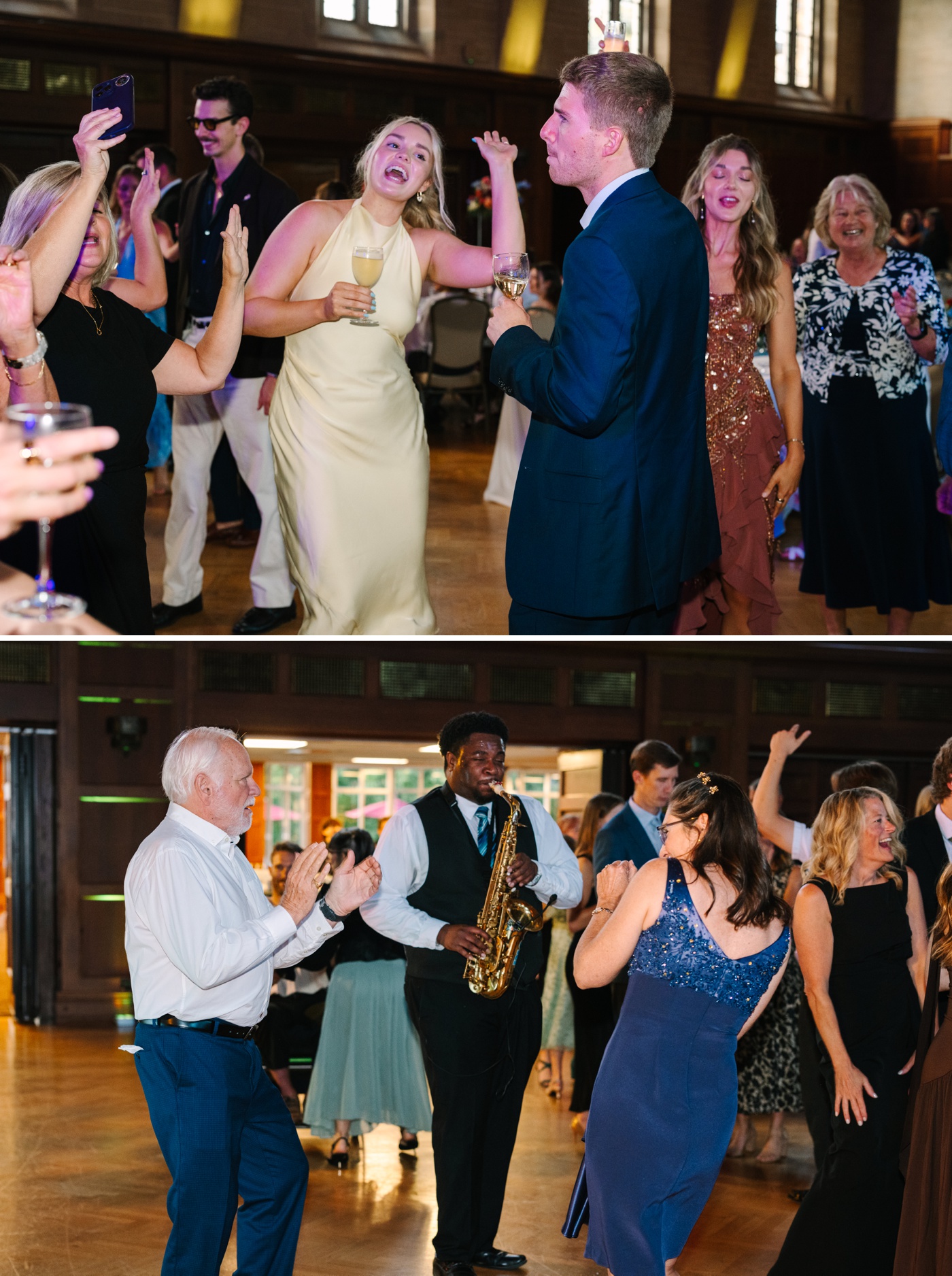 Wedding reception at IU Alumni Hall