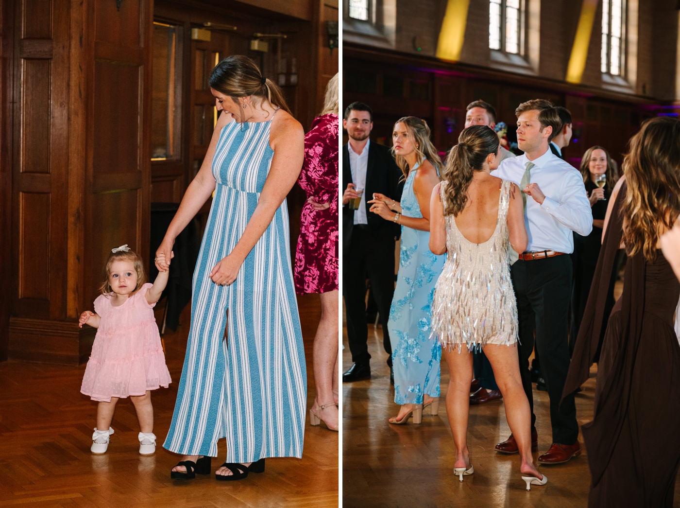Bride and groom dancing at their Bloomington wedding reception
